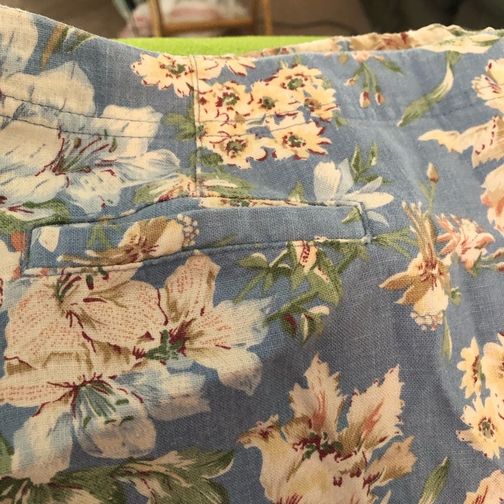 Floral Blue Skirt